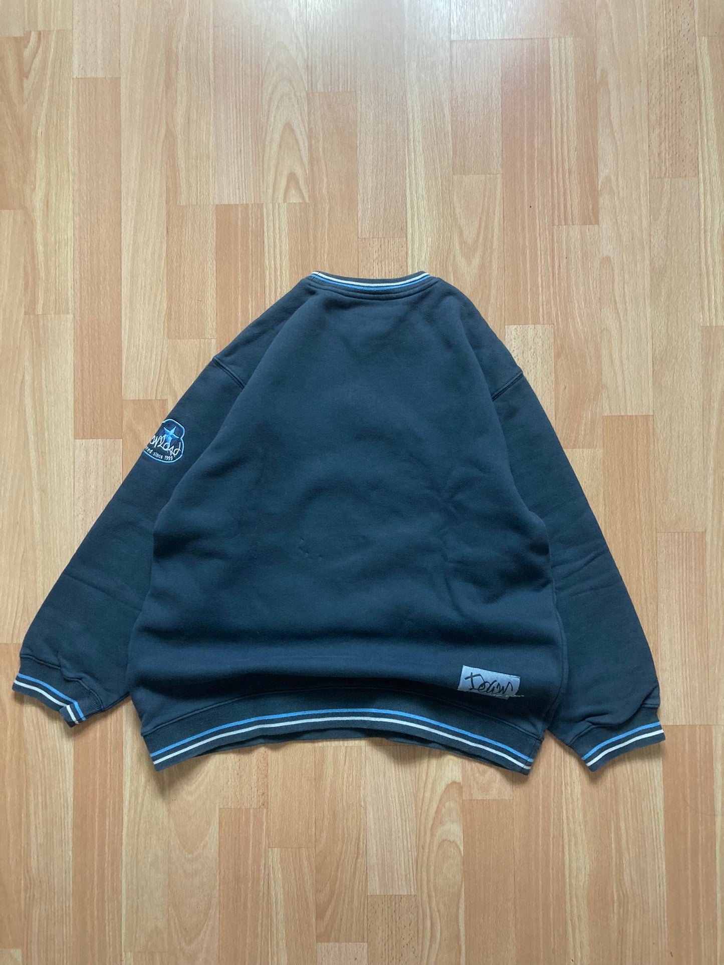 Crewneck Dowload hiphop - Size S - vintage - ample - brodé - 1990s - 2000s - cybery2k - rare