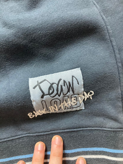 Hoodie download hiphop - Size M  - vintage - ample - brodé - 1990s - 2000s - cybery2k - rare