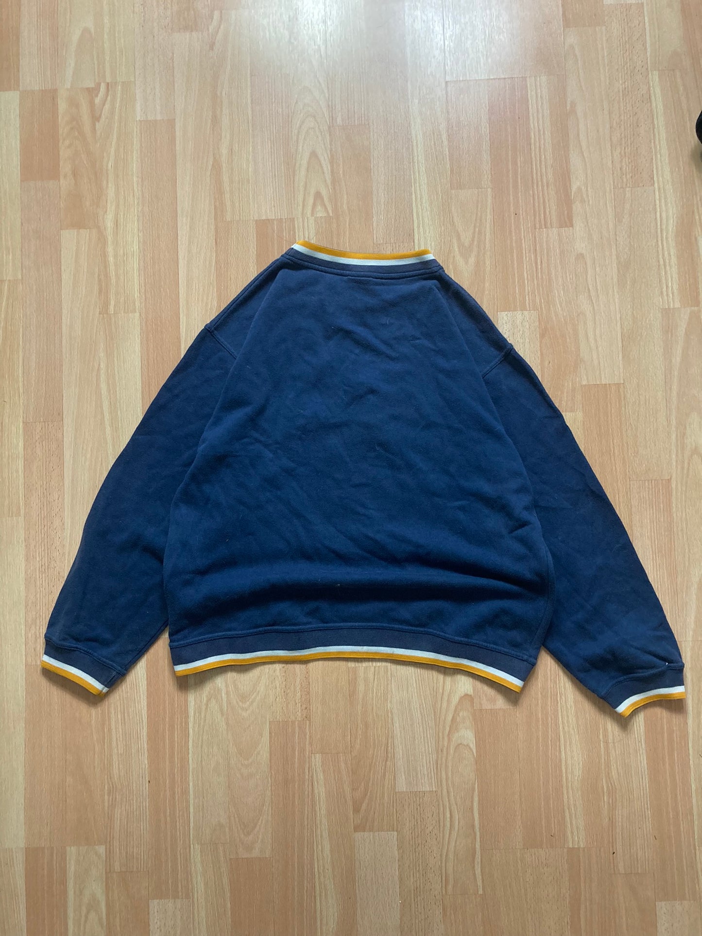 Crewneck Fishbone hiphop - Size L - vintage - ample - brodé - 1990s - 2000s - cybery2k - rare