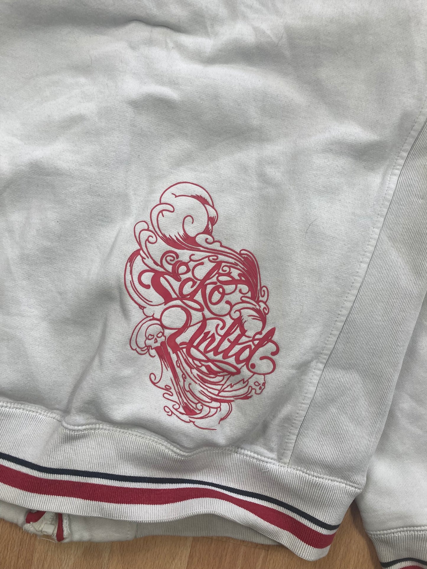 Hoodi zip EckoUNLTD hiphop - Size L - vintage - ample - brodé - 1990s - 2000s - cybery2k - rare