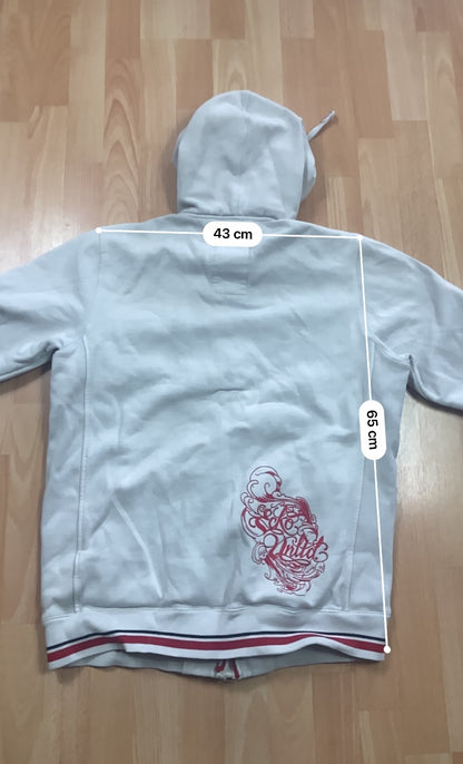 Hoodi zip EckoUNLTD hiphop - Size L - vintage - ample - brodé - 1990s - 2000s - cybery2k - rare