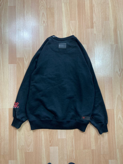 CrewNeck Narkotic hiphop - Size M - vintage - ample - brodé - 1990s - 2000s - cybery2k - rare