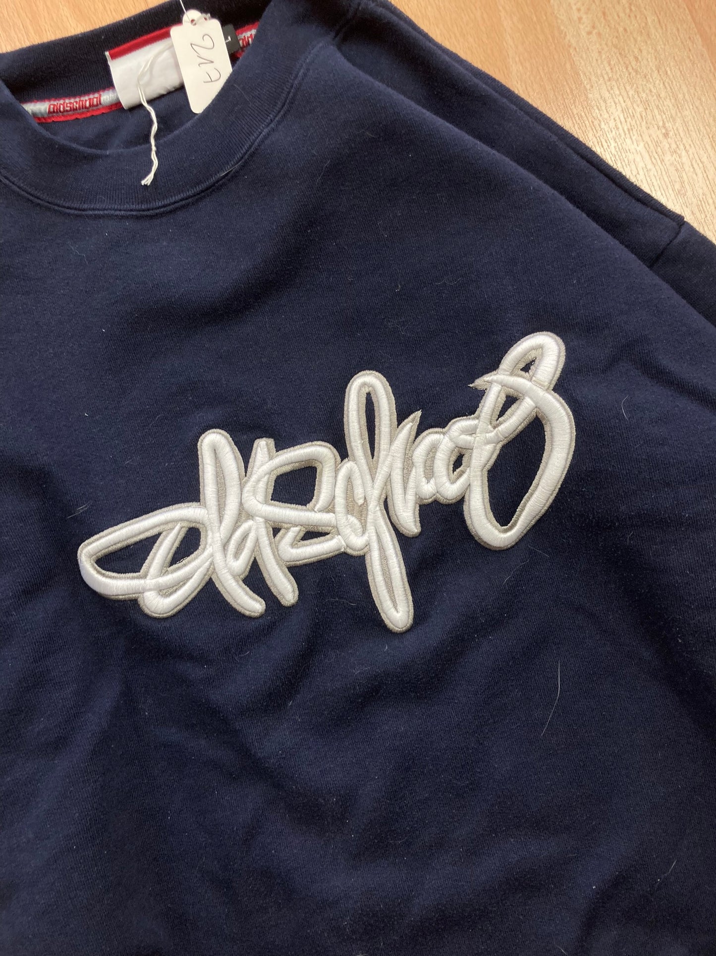 Crewneck OldSchool hiphop - Size XL - vintage - ample - brodé - 1990s - 2000s - cybery2k - rare