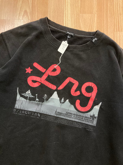 Crewneck LRG hiphop - Size L - vintage - ample - brodé - 1990s - 2000s - cybery2k - rare