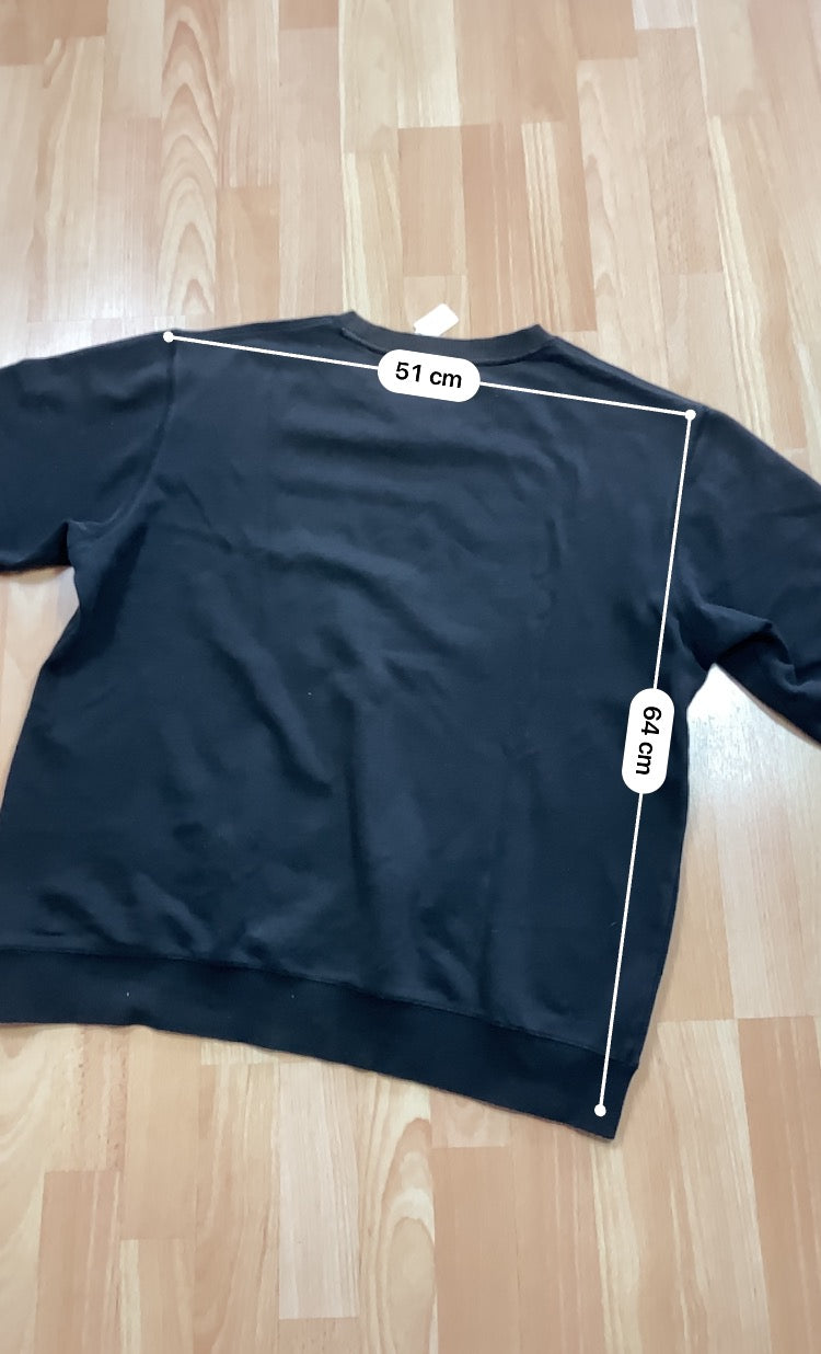 CrewNeck Narkotic hiphop - Size M - vintage - ample - brodé - 1990s - 2000s - cybery2k - rare