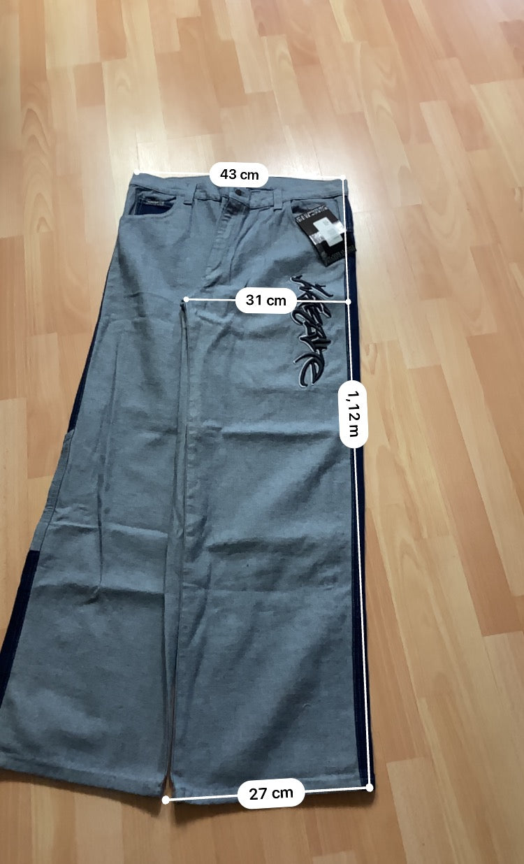 PicoWear baggy hiphop - Size 48 - vintage - ample - brodé - 1990s - 2000s - cybery2k - rare