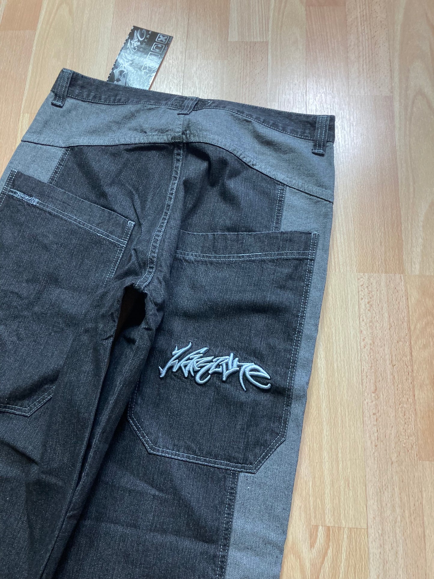 PicoWear baggy hiphop - Size 48 - vintage - ample - brodé - 1990s - 2000s - cybery2k - rare