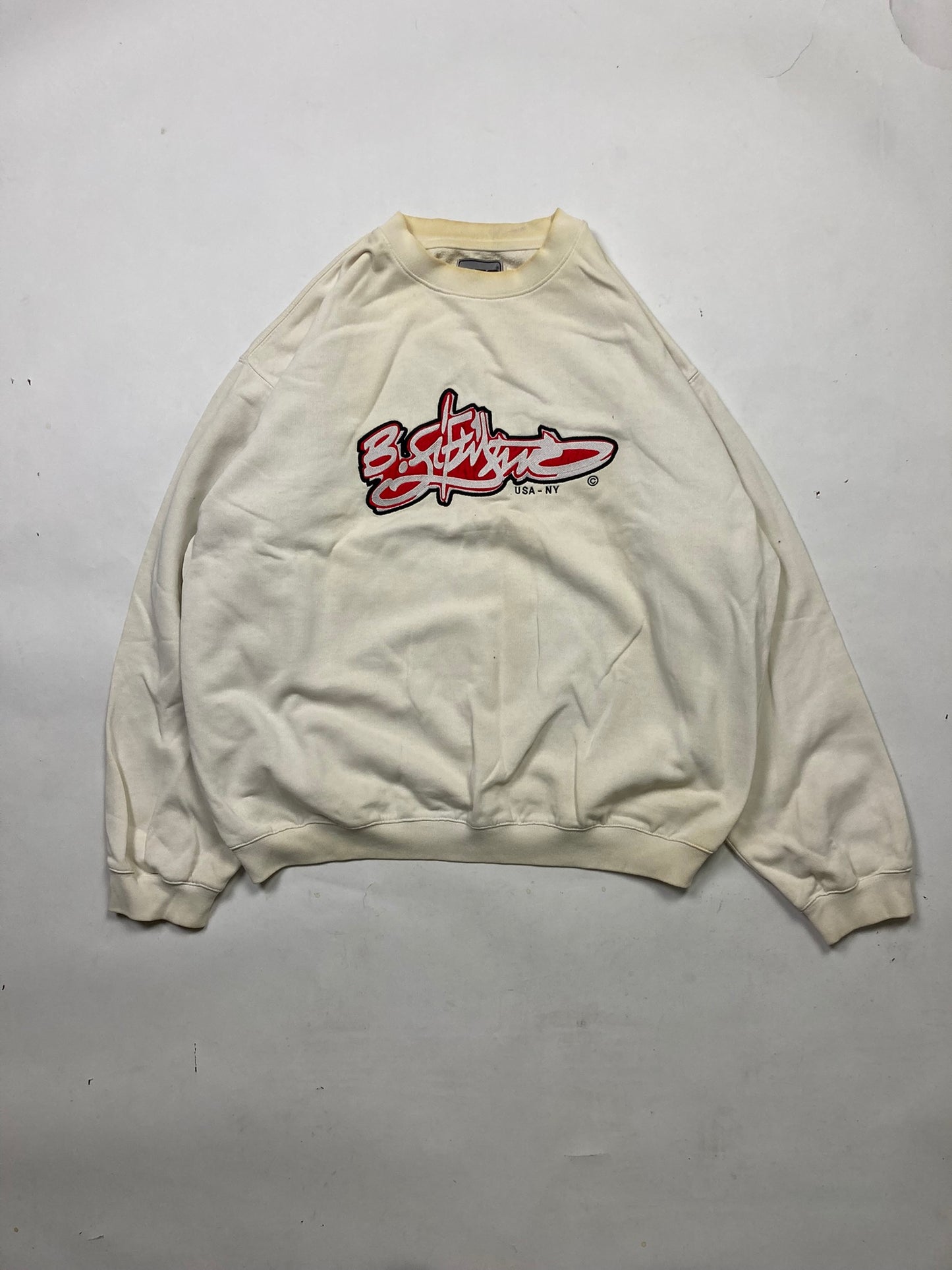 B.Bombs Crewneck Hiphop - Size M - vintage - ample - brodé - 1990s - 2000s - cybery2k - rare