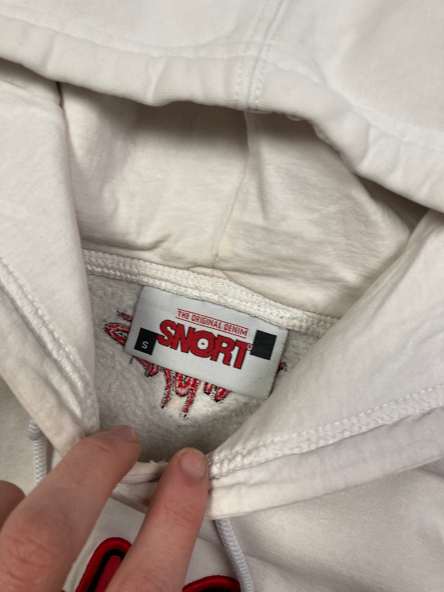 Hoodie Snort hiphop - Size S - vintage - ample - brodé - 1990s - 2000s - cybery2k - rare