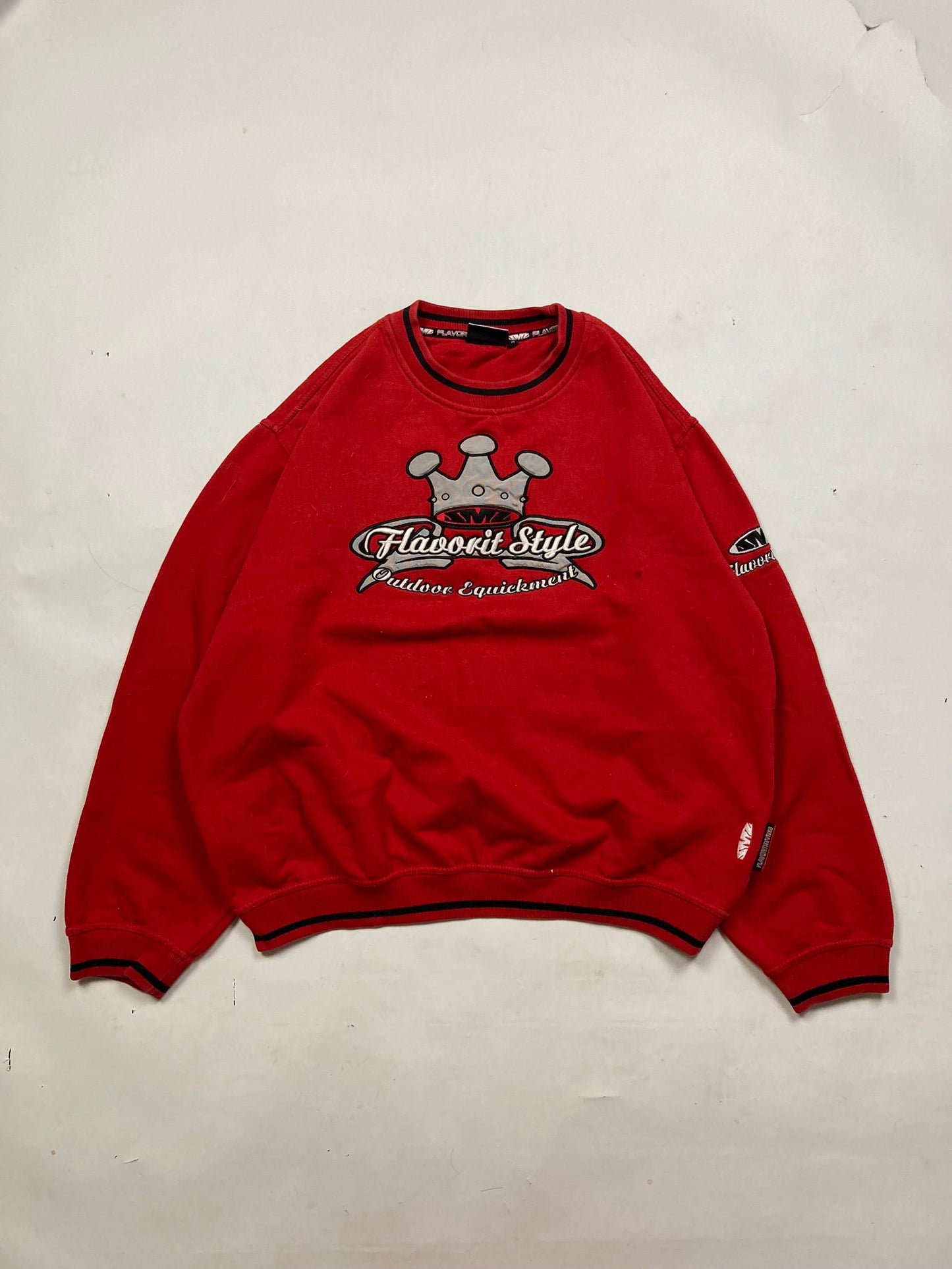 Crewneck SMZ hiphop - Size M - vintage - ample - brodé - 1990s - 2000s - cybery2k - rare