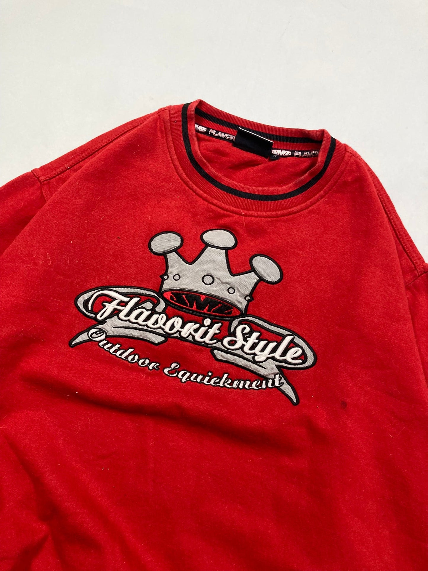 Crewneck SMZ hiphop - Size M - vintage - ample - brodé - 1990s - 2000s - cybery2k - rare