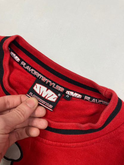 Crewneck SMZ hiphop - Size M - vintage - ample - brodé - 1990s - 2000s - cybery2k - rare