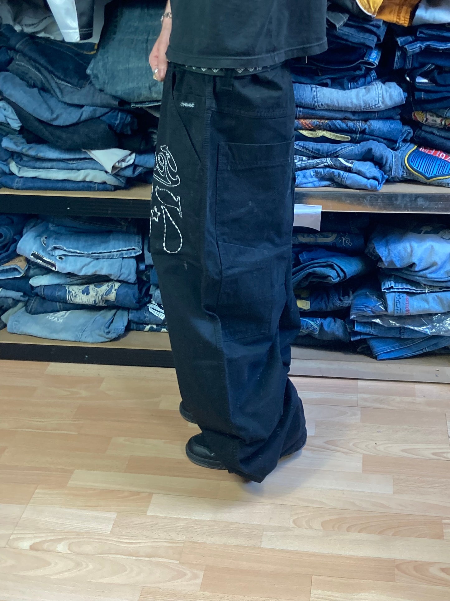 PicoWear baggy hiphop - Size 48 - vintage - ample - brodé - 1990s - 2000s - cybery2k - rare