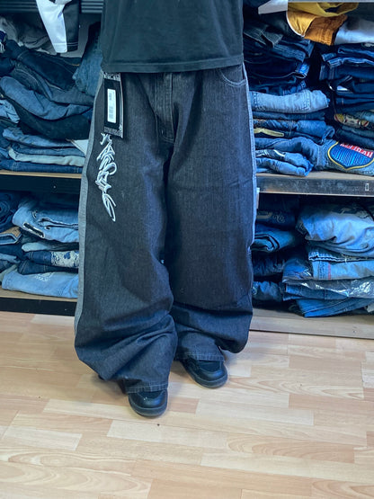 PicoWear baggy hiphop - Size 48 - vintage - ample - brodé - 1990s - 2000s - cybery2k - rare