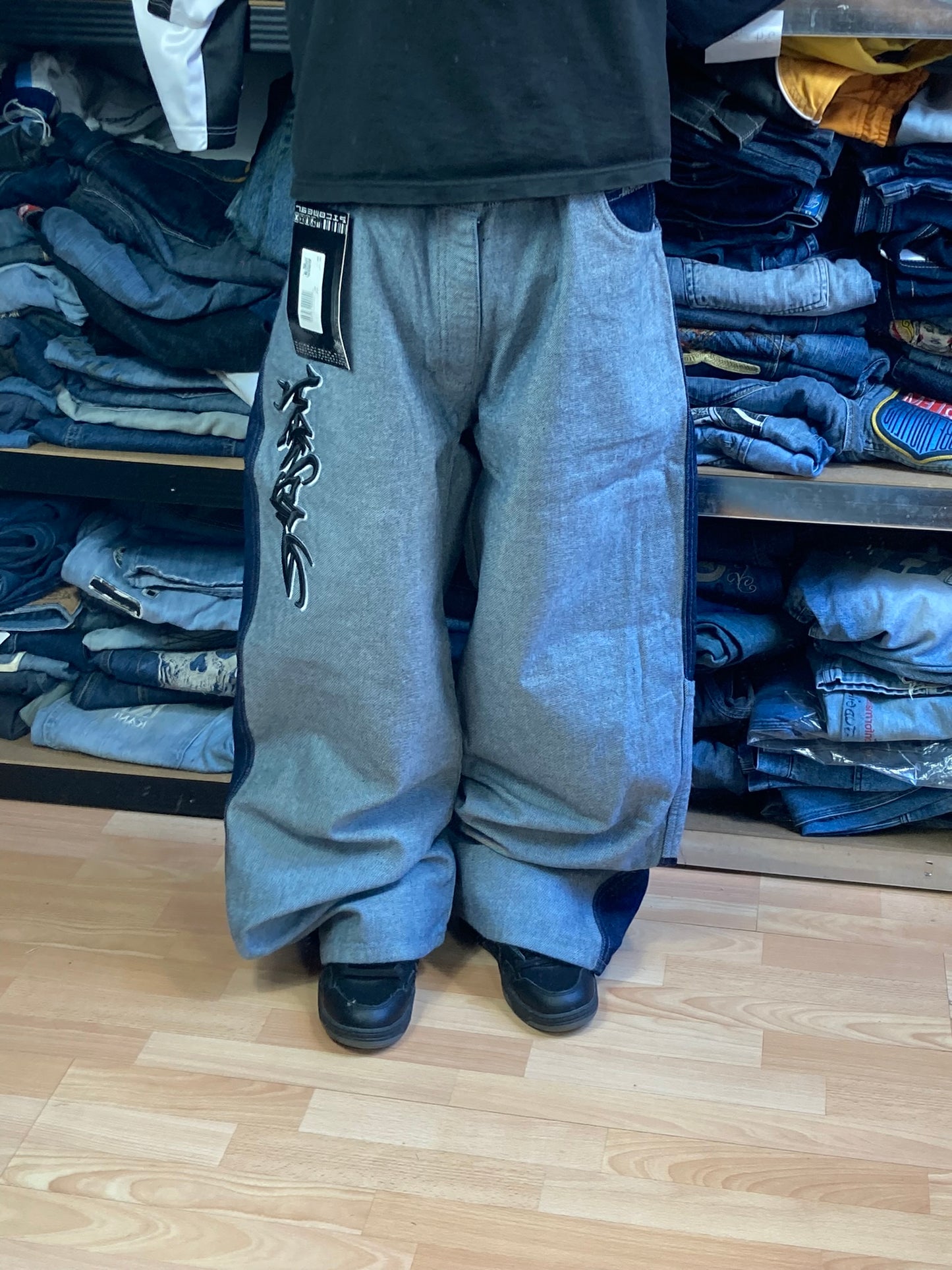 PicoWear baggy hiphop - Size 48 - vintage - ample - brodé - 1990s - 2000s - cybery2k - rare
