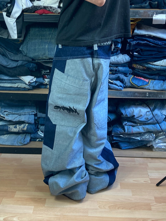 PicoWear baggy hiphop - Size 48 - vintage - ample - brodé - 1990s - 2000s - cybery2k - rare