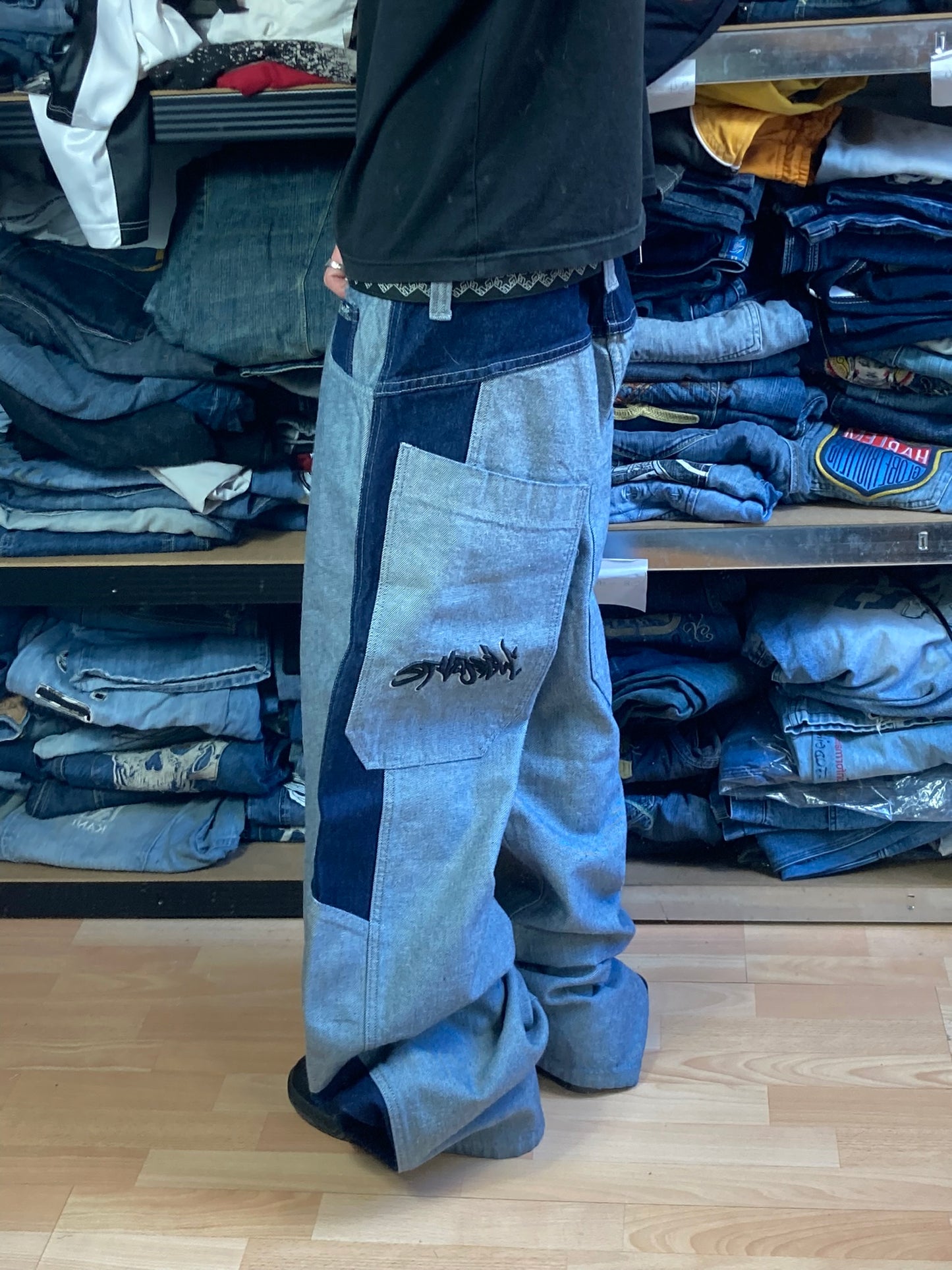 PicoWear baggy hiphop - Size 48 - vintage - ample - brodé - 1990s - 2000s - cybery2k - rare