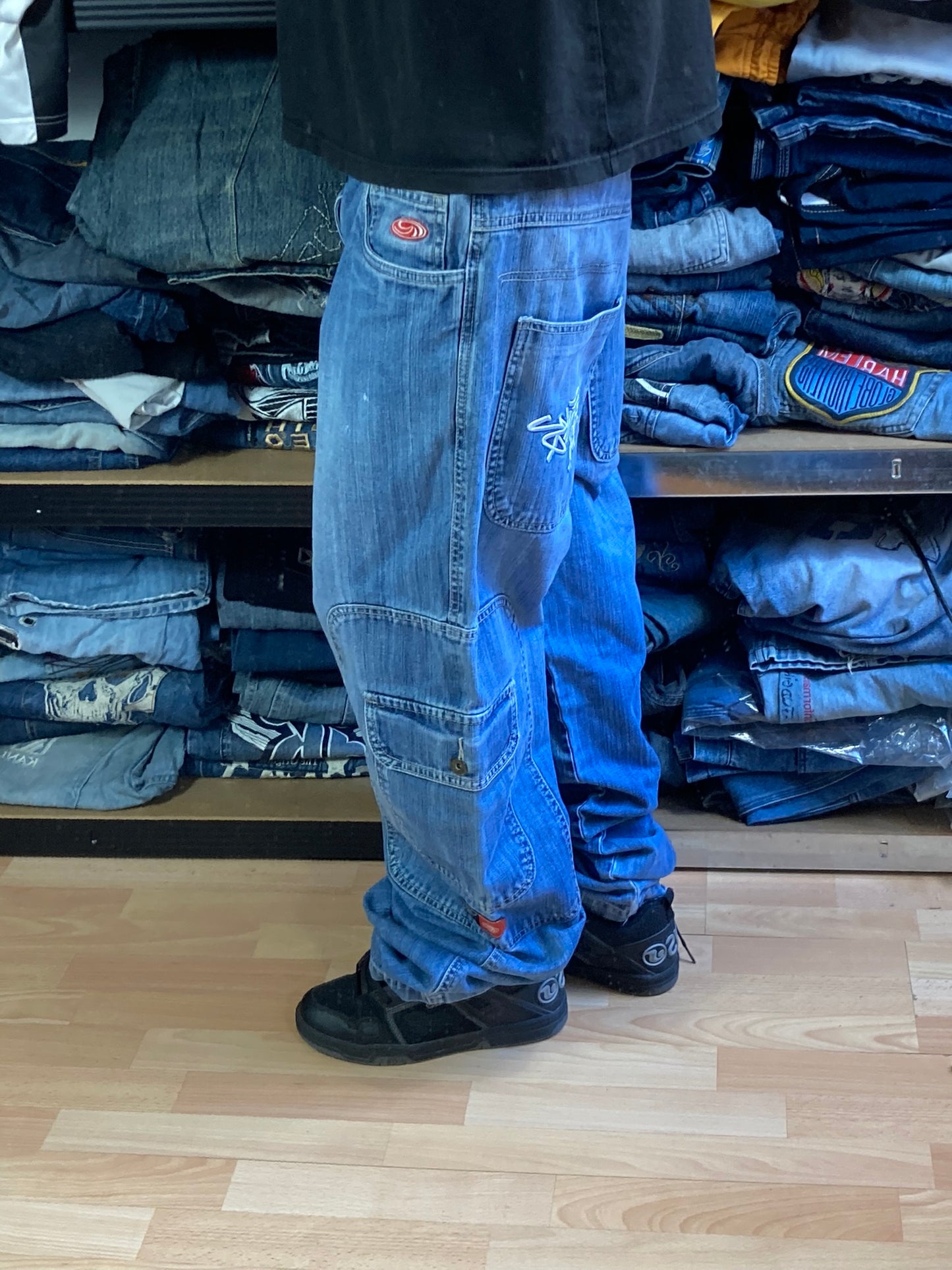 Rentz baggy hiphop - Size 40 - vintage - ample - brodé - 1990s - 2000s - cybery2k - rare