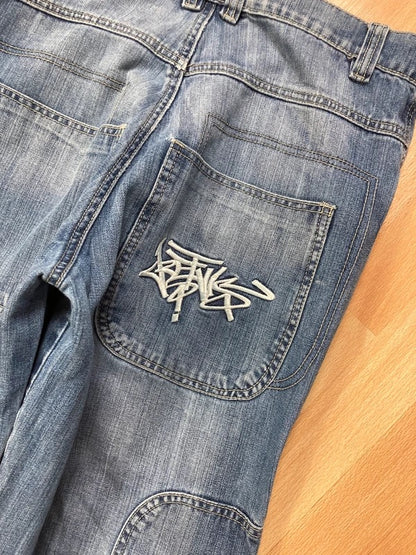 Rentz baggy hiphop - Size 40 - vintage - ample - brodé - 1990s - 2000s - cybery2k - rare