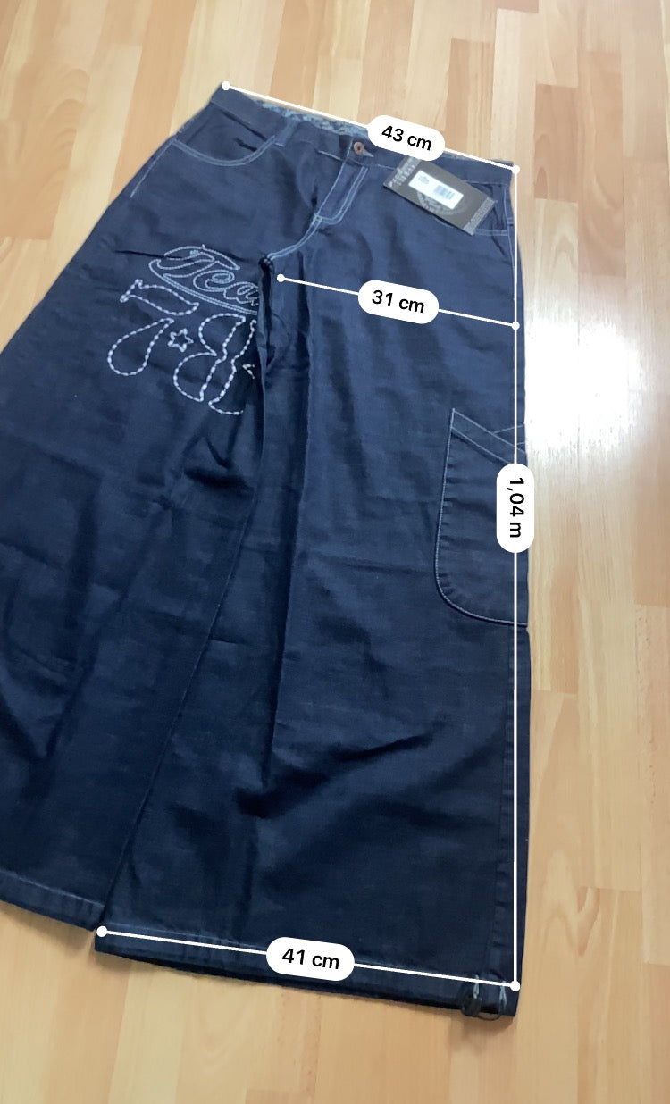 PicoWear baggy hiphop - Size36-38-40-42-44 - vintage - ample - brodé - 1990s - 2000s - cybery2k - rare