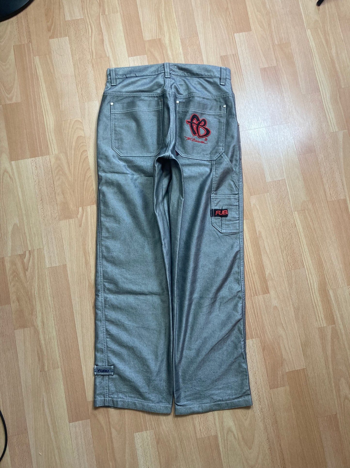 Fubu baggy hiphop - Size 46 - vintage - ample - brodé - 1990s - 2000s - cybery2k - rare