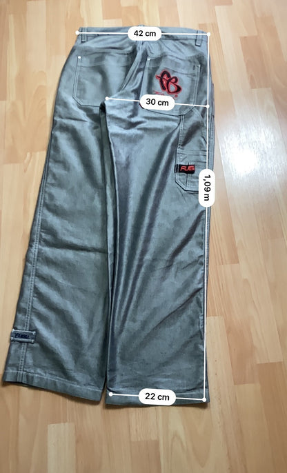 Fubu baggy hiphop - Size 46 - vintage - ample - brodé - 1990s - 2000s - cybery2k - rare