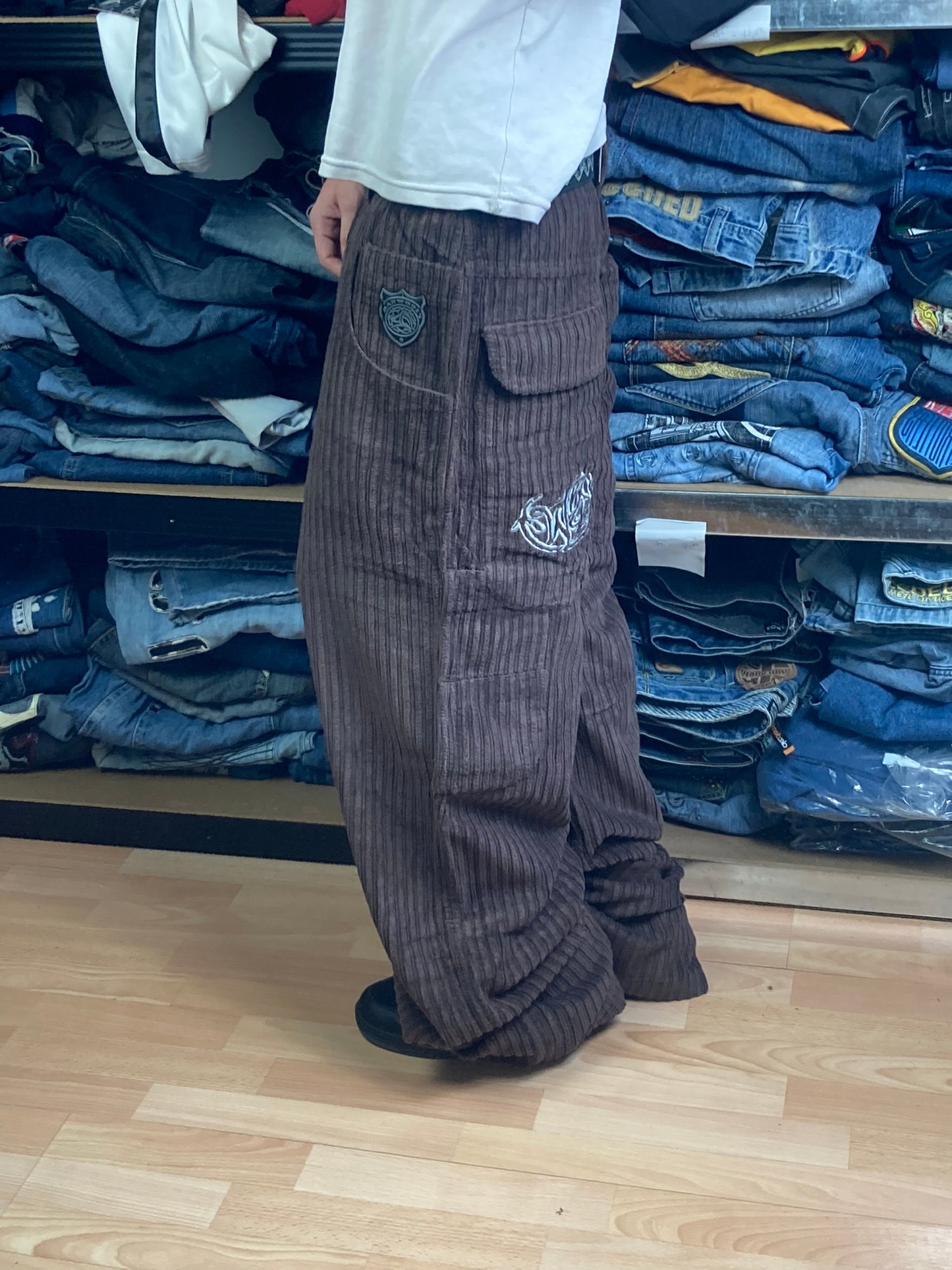 PicoWear baggy hiphop - Size 42 - vintage - ample - brodé - 1990s - 2000s - cybery2k - rare