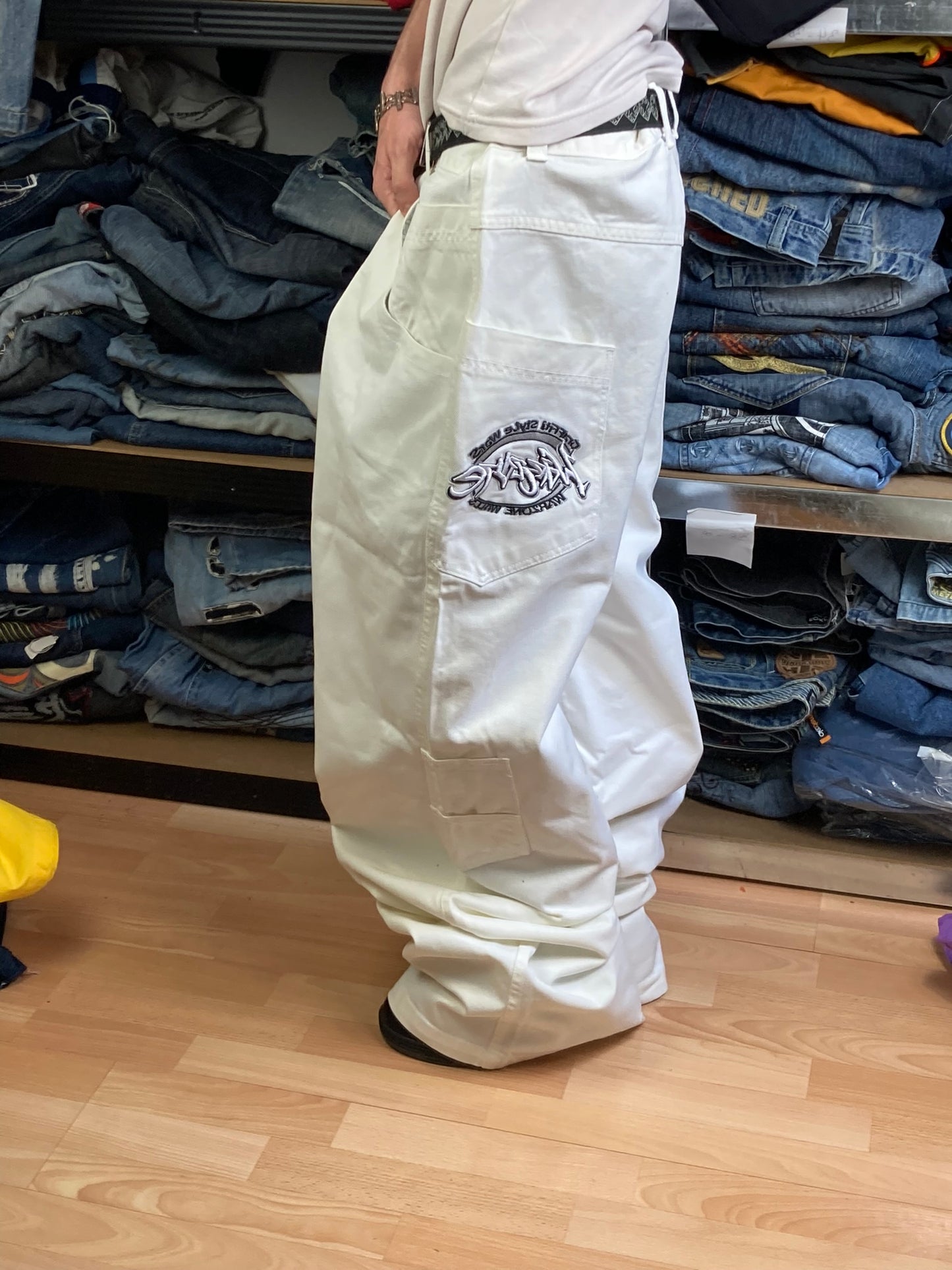 PicoWear baggy hiphop - Size 40-46-48 - vintage - ample - brodé - 1990s - 2000s - cybery2k - rare