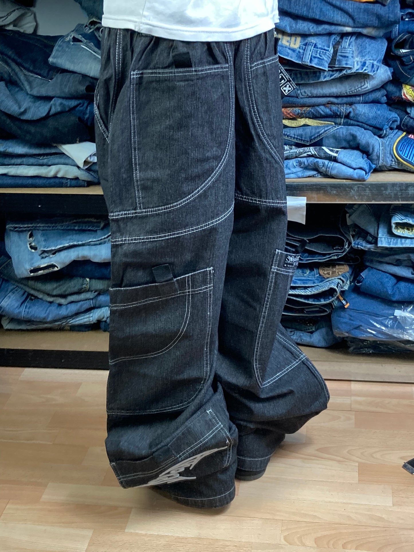 PicoWear baggy hiphop - Size 44-46-48 - vintage - ample - brodé - 1990s - 2000s - cybery2k - rare