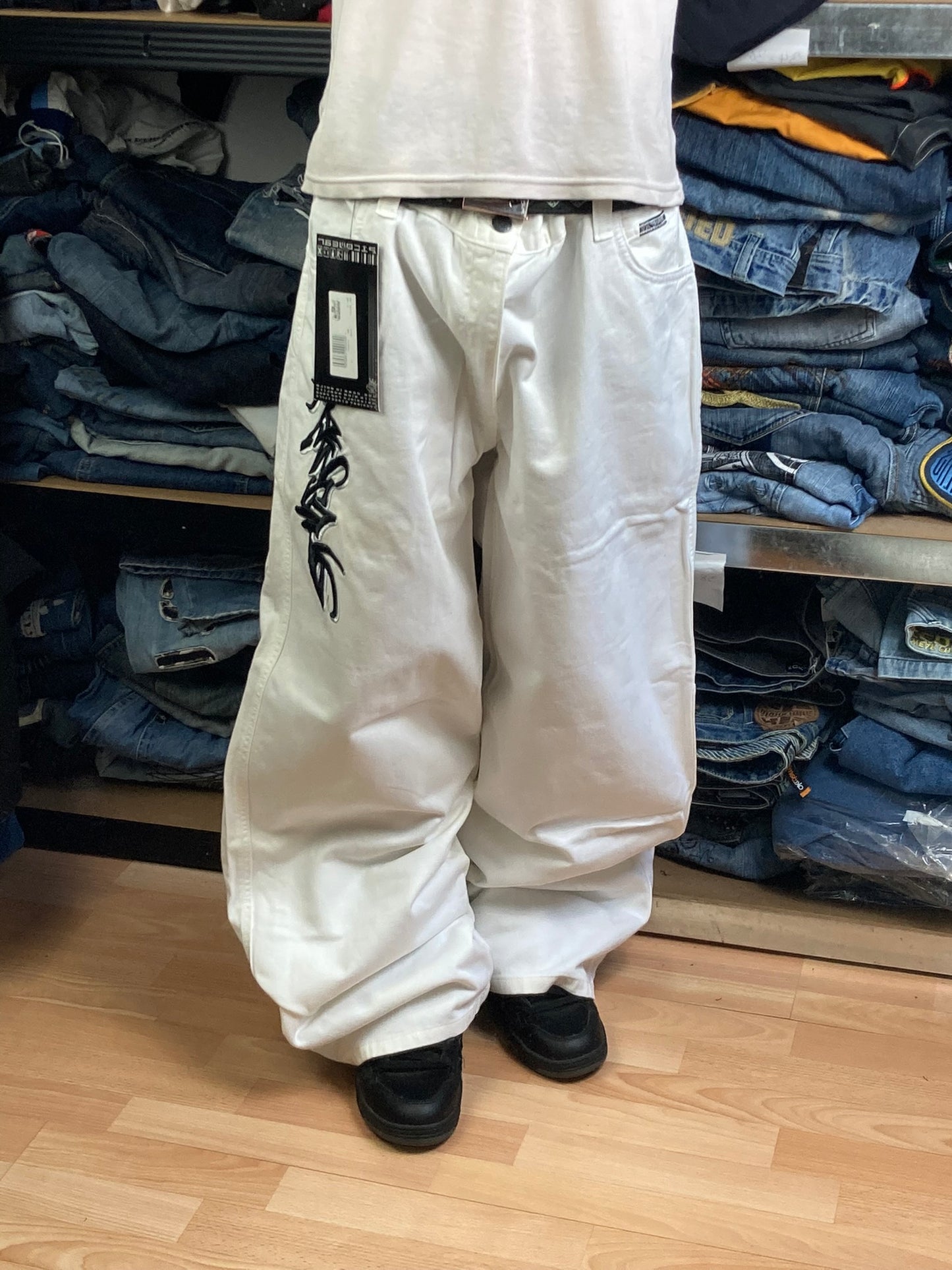 PicoWear baggy hiphop - Size 48 - vintage - ample - brodé - 1990s - 2000s - cybery2k - rare