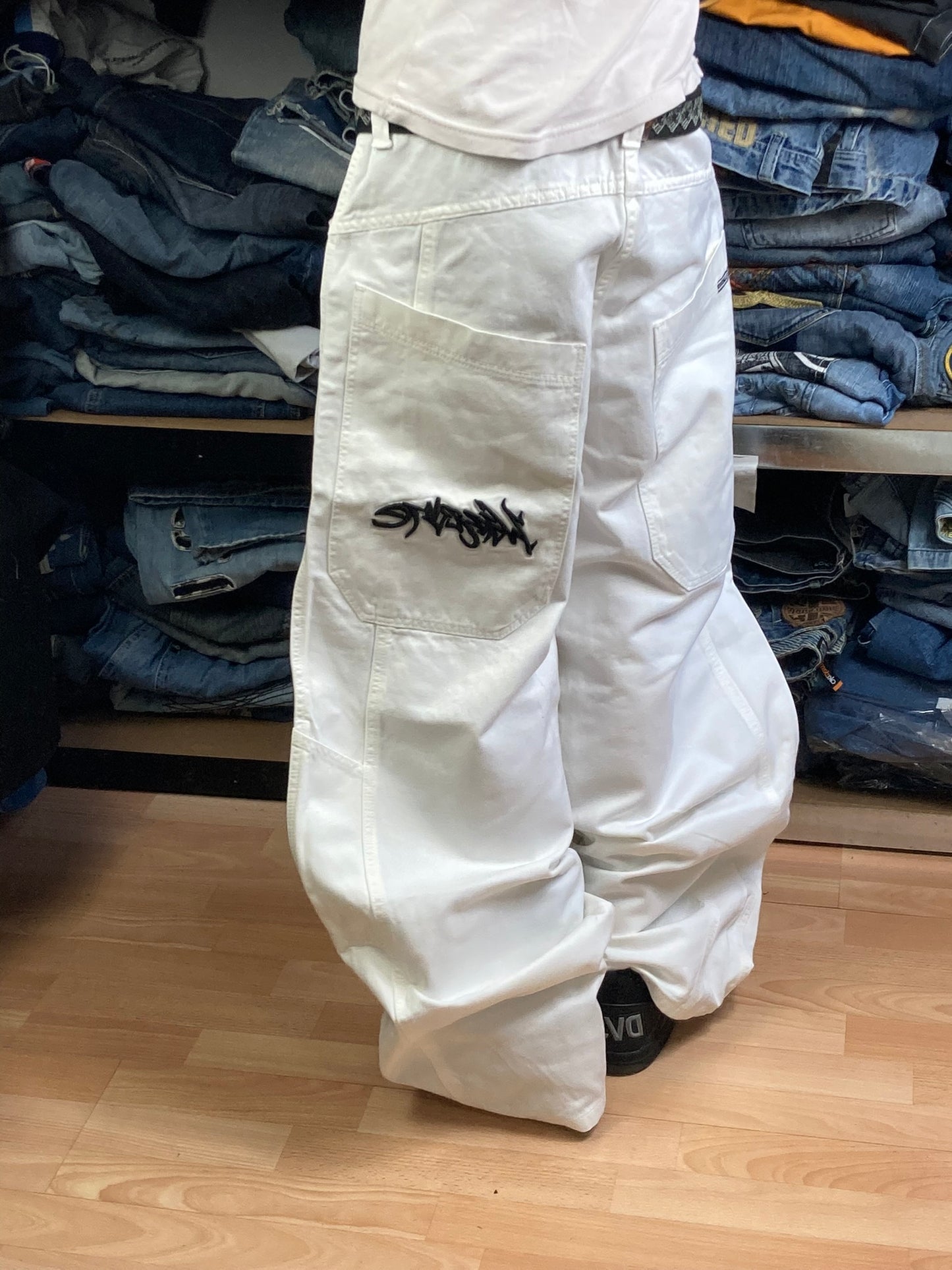 PicoWear baggy hiphop - Size 48 - vintage - ample - brodé - 1990s - 2000s - cybery2k - rare