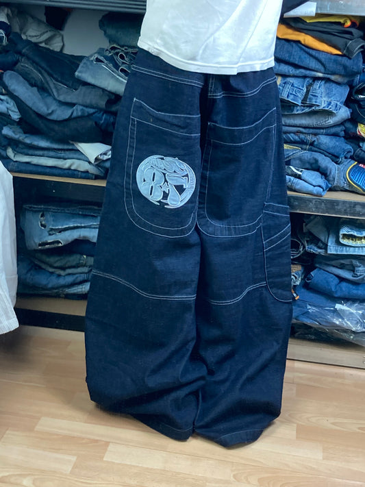 PicoWear baggy hiphop - Size36-38-40-42-44 - vintage - ample - brodé - 1990s - 2000s - cybery2k - rare