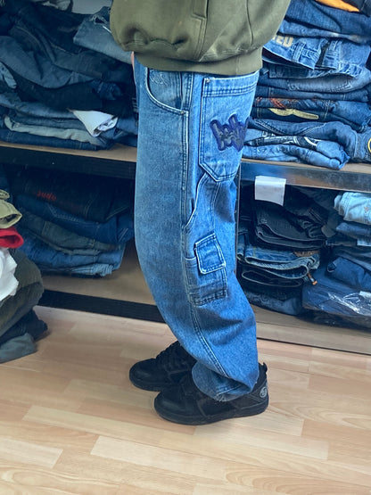 Fubu baggy hiphop - Size 41 - vintage - ample - brodé - 1990s - 2000s - cybery2k - rare