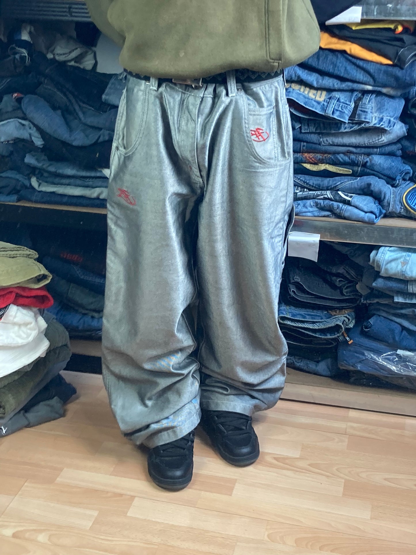 Fubu baggy hiphop - Size 46 - vintage - ample - brodé - 1990s - 2000s - cybery2k - rare