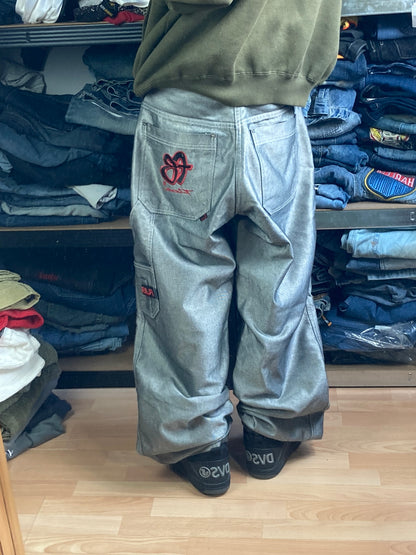 Fubu baggy hiphop - Size 46 - vintage - ample - brodé - 1990s - 2000s - cybery2k - rare