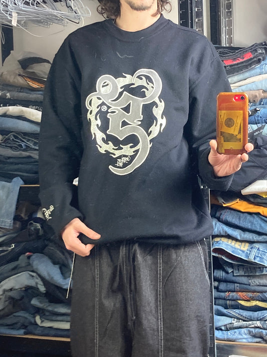Spotgang Crewneck hiphop - Size - vintage - ample - brodé - 1990s - 2000s - cybery2k - rare