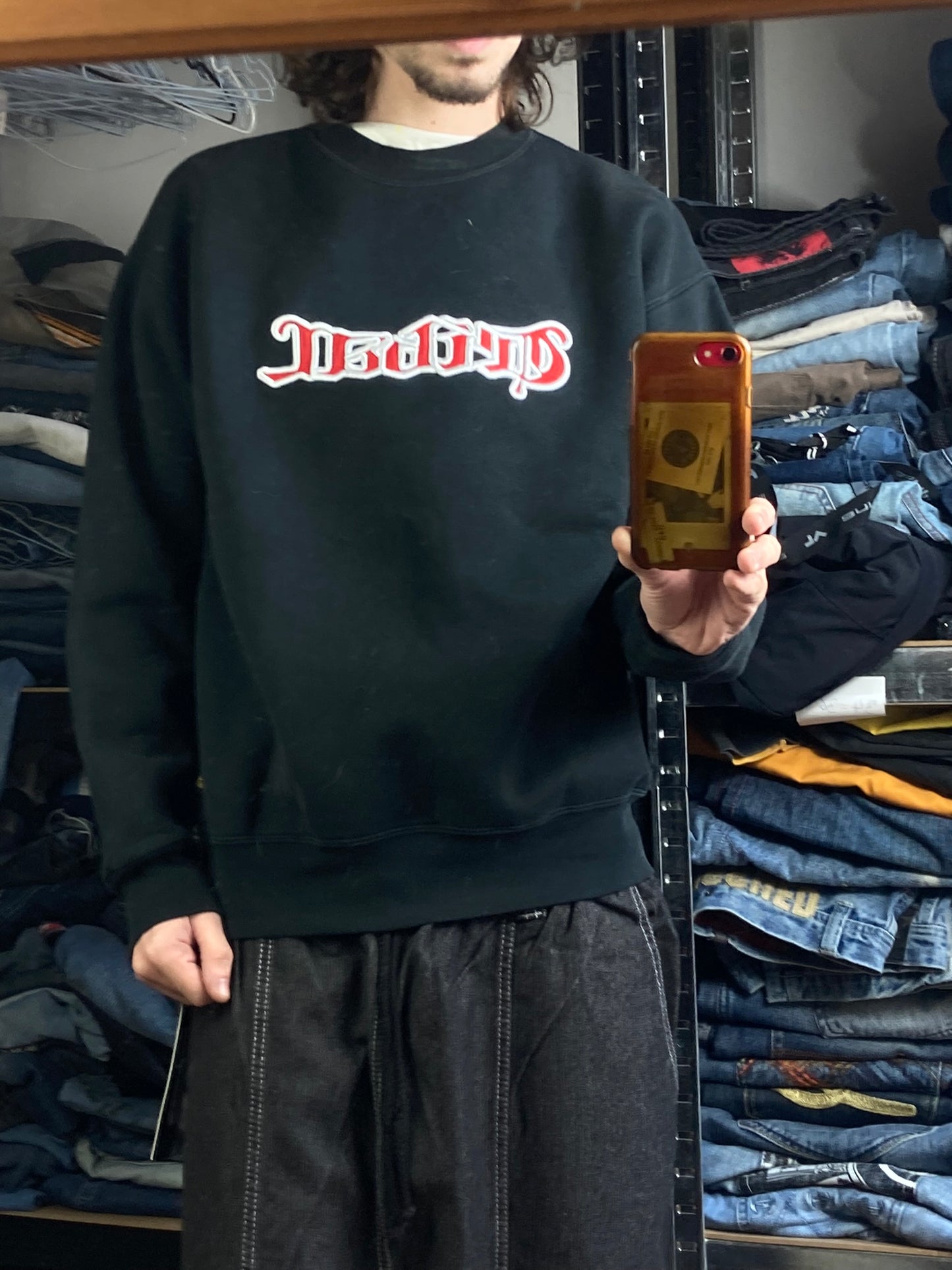 Crewneck TribalGear hiphop - Size S - vintage - ample - brodé - 1990s - 2000s - cybery2k - rare