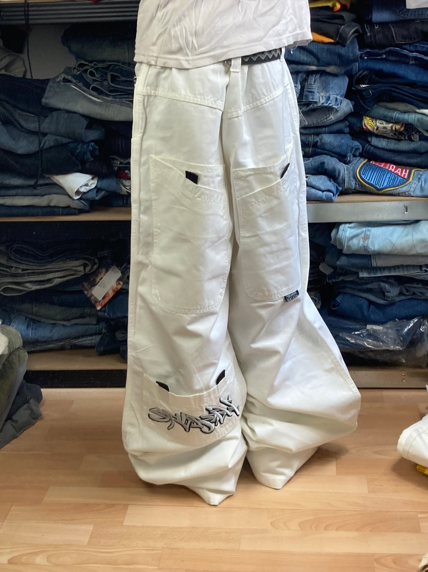 PicoWear baggy hiphop - Size 44-48-54 - vintage - ample - brodé - 1990s - 2000s - cybery2k - rare