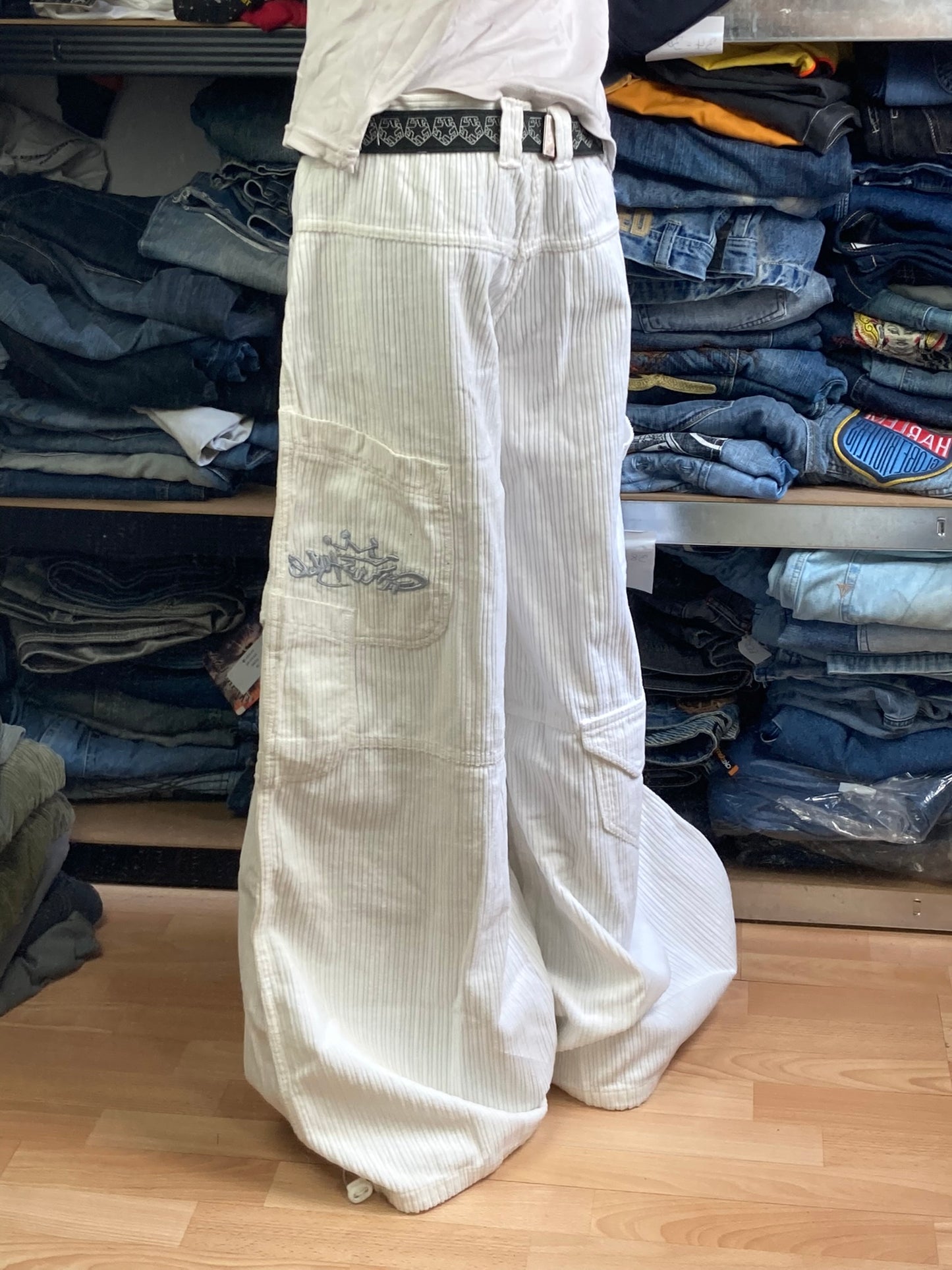 PicoWear baggy hiphop - Size 42 - vintage - ample - brodé - 1990s - 2000s - cybery2k - rare