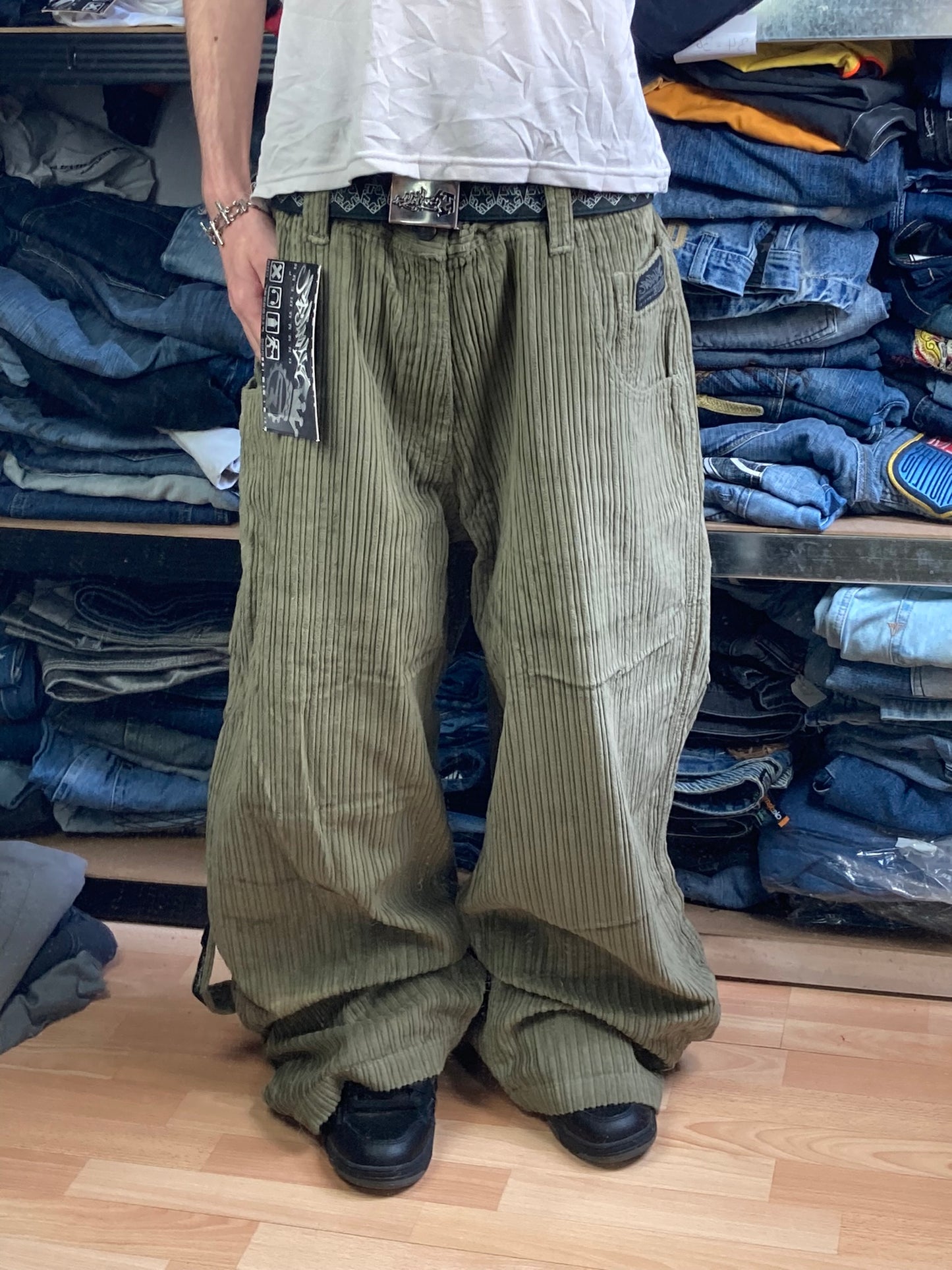 PicoWear baggy hiphop - Size 46 - vintage - ample - brodé - 1990s - 2000s - cybery2k - rare