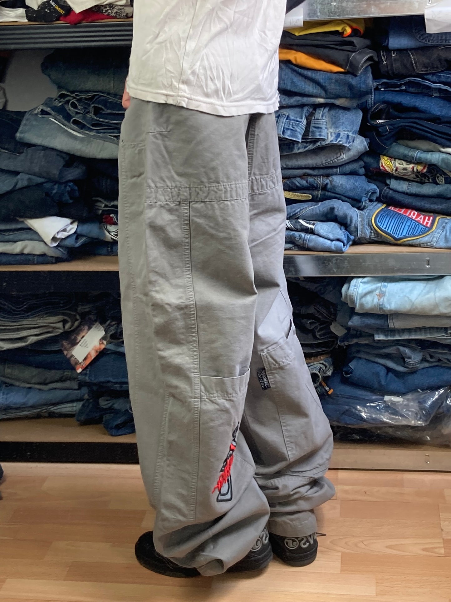 PicoWear baggy hiphop - Size 40-42-44-46-48 - vintage - ample - brodé - 1990s - 2000s - cybery2k - rare