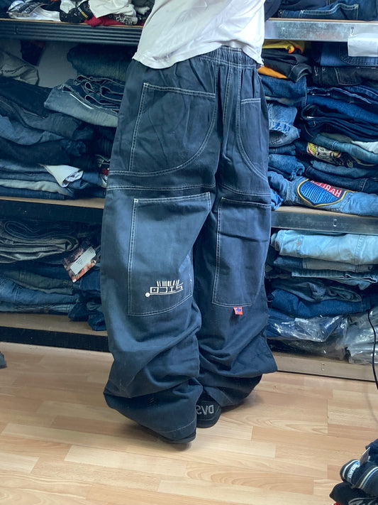 PicoWear baggy hiphop - Size 48 - vintage - ample - brodé - 1990s - 2000s - cybery2k - rare