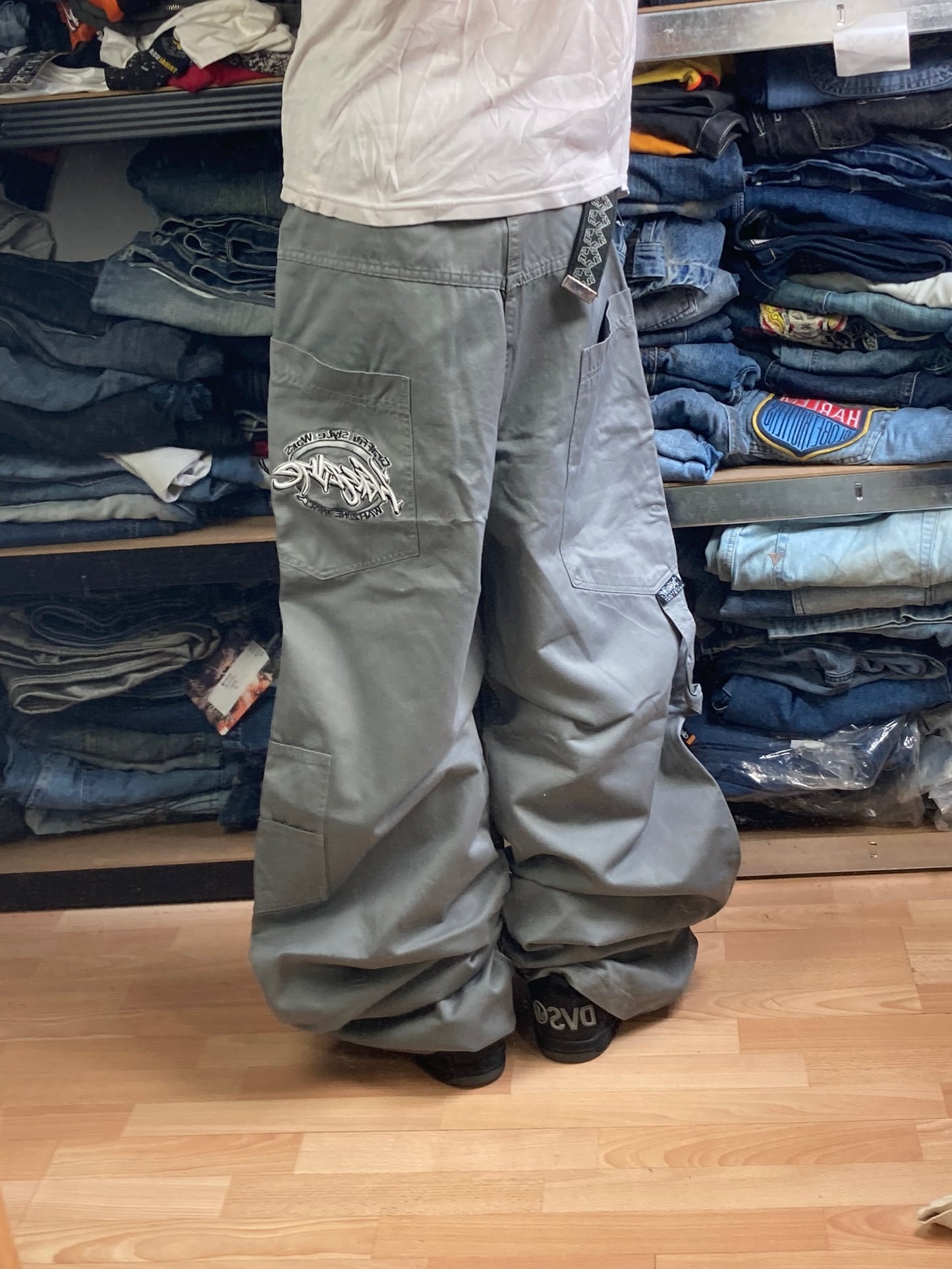 PicoWear baggy hiphop - Size 46 - vintage - ample - brodé - 1990s - 2000s - cybery2k - rare