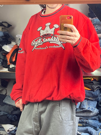 Crewneck SMZ hiphop - Size M - vintage - ample - brodé - 1990s - 2000s - cybery2k - rare