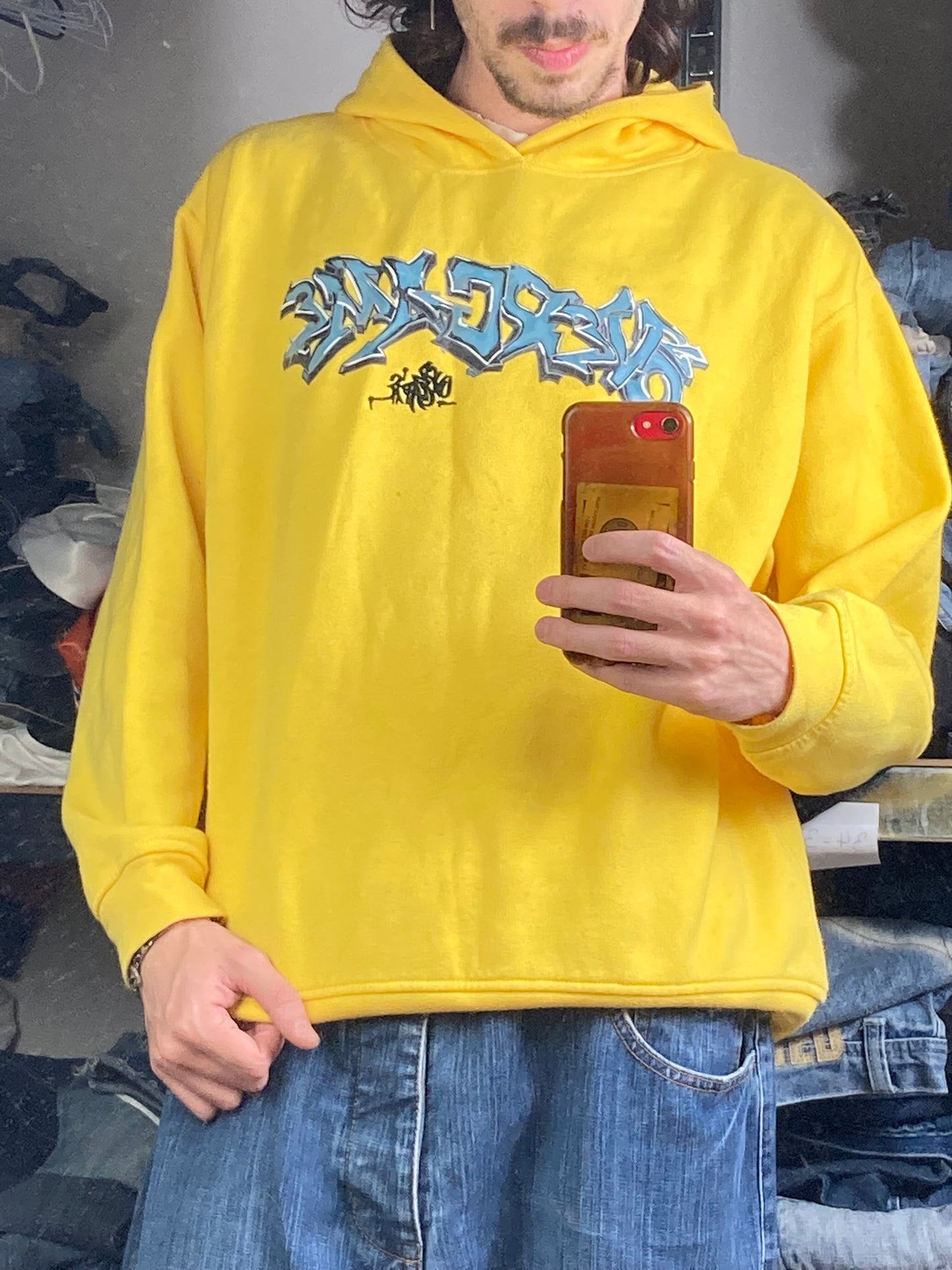 Hoodie Overgame hiphop - Size S - vintage - ample - brodé - 1990s - 2000s - cybery2k - rare