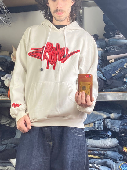 Hoodie Snort hiphop - Size S - vintage - ample - brodé - 1990s - 2000s - cybery2k - rare