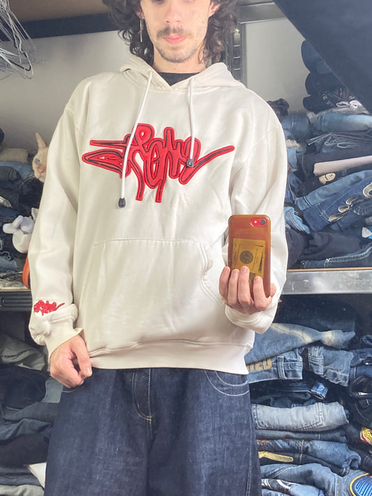 Hoodie Snort hiphop - Size S - vintage - ample - brodé - 1990s - 2000s - cybery2k - rare